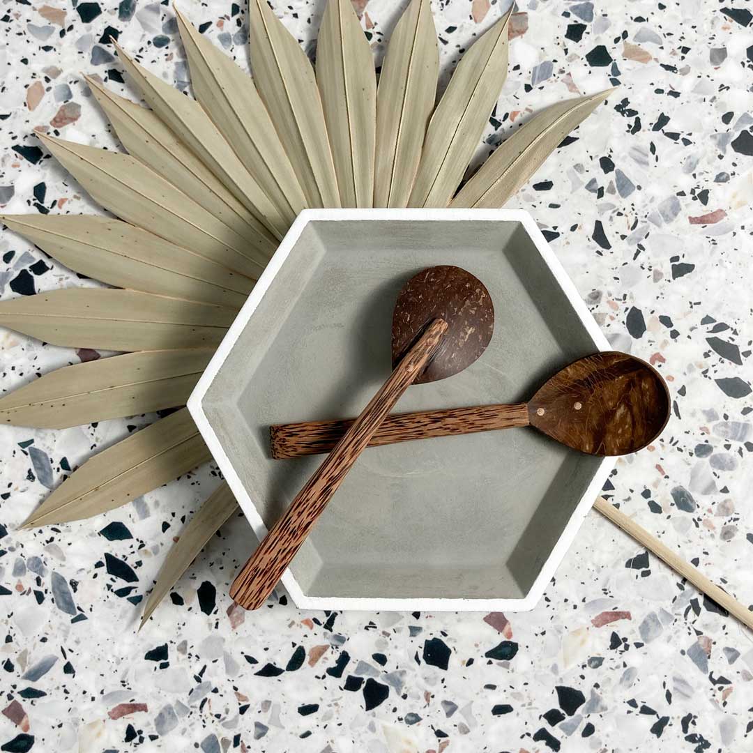 Coco Shell Spoon Duo